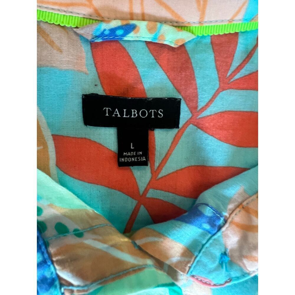 Talbots Button Down, Women's, Tropical, Lightweig… - image 4